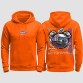 1055 "Welt, mach dich bereit" Abschluss regular College Hoodie beidseitig bedruckt